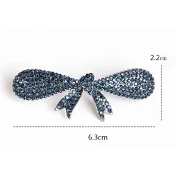 Elegant Crystal Bowknot - hiustenleikkuu - hiukset