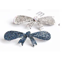 Elegant Crystal Bowknot - hiustenleikkuu - hiukset