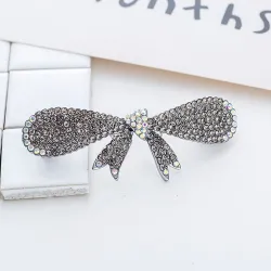 Elegant Crystal Bowknot - hiustenleikkuu - hiukset