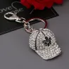 Crystal baseball hatt - keychain