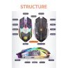 Wireless optical mouse - 1600DPI - USB - 2.0 receiverMuizen