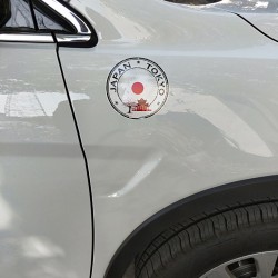 Round Japan Tokyo car - helmet sticker 10.9 cm * 10.9 cmStickers