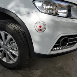 PegatinasRonda Japón Coche de Tokio - pegatina de casco 10.9 cm * 10.9 cm