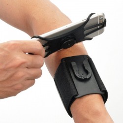 Banda de braço elástico Universal 360 - faixa de pulso - suporte de capa para smartphone - impermeável