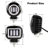 6D-linssi - 5 tuumaa - 30W 12V - LED-valopalkki - heijastin 4x4 ATV SUV -kuorma-autoille - spot / sumuvalo - halo - ajovalot