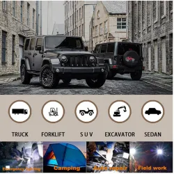 6D lens - 5 inch - 30W 12V - LED light bar - reflector for 4x4 ATV SUV trucks - spot / fog light - halo - driving lights