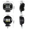 6D lens - 5 inch - 30W 12V - LED-lichtbalk - reflector voor 4x4 ATV SUV-vrachtwagens - spot / mistlicht - halo - rijverlichti...