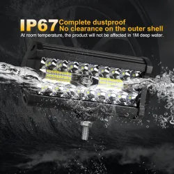 4/7inch - 54W - 120W - Led light bar pour tracteur hors route / camion 4x4 VUS Jeep ATV