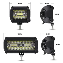 4/7inch - 54W - 120W - Barra luminosa a led per trattore Offroad / camion 4x4 SUV Jeep ATV