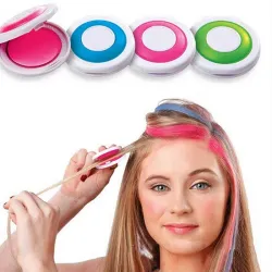 Polvere di gesso colorata - tintura temporanea dei capelli