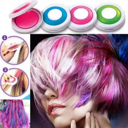 Polvere di gesso colorata - tintura temporanea dei capelli