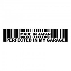 15.2 * 3cm - Made In Japan Perfected In My Garage - auto stickerStickers