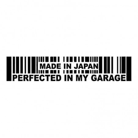 Pegatinas15.2 * 3cm - Made In Japan Perfected In My Garage - sticker coche