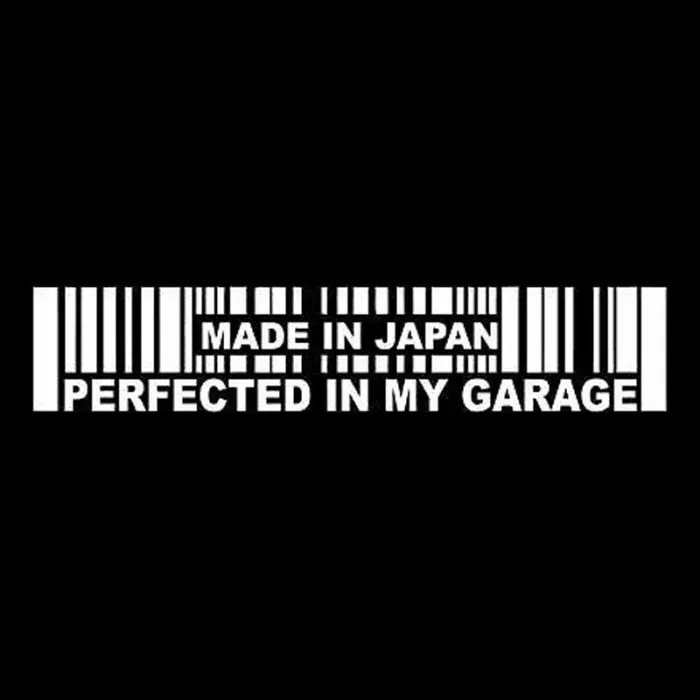 Pegatinas15.2 * 3cm - Made In Japan Perfected In My Garage - sticker coche