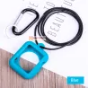 Apple Watch 1/2/3/4 / 38mm / série 44mm - capa de caixa de moldura de silicone com colar