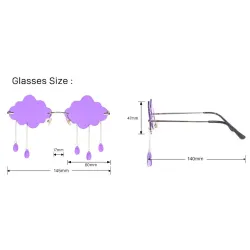 Gafas de solNubes & borlas - gafas de sol vintage / sin vapor - UV400