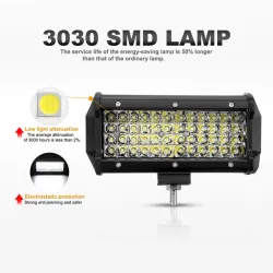 12V / 24V - 72W / 144W - Led Light-bar - valokeila kuorma-autoille / off-road veneet / autot / traktorit 4x4 SUV ATV