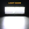 Barra de luces LED12V / 24V - 72W / 144W - Led light-bar - reflector para camiones / off-road barcos / coches / tractores 4x4...