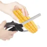 2 in 1 utility knife & scissors - stainless steel kitchen tool
