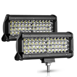 12V / 24V - 72W / 144W - Led light-bar - spotlight for trucks / off-road boats / cars / tracteurs 4x4 VUS