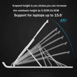 Macbook / laptop aluminum stand - adjustable & foldableStands