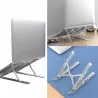 Macbook / laptop aluminium stand - justerbar & vikbar