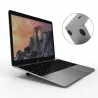 Macbook / laptop stand brackets - adjustable - black - universal cooling stand