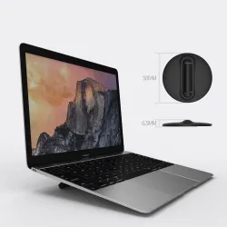 Macbook / laptop stand fästen - justerbar - svart - universell kylning