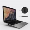 Macbook / laptop stand brackets - adjustable - black - universal cooling stand