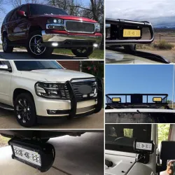 60W - 420W - Light-bar LED - combo spotlights for trucks - off-roads - tracteurs - 4x4 SUV - ATV - bateaux