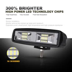48W - auto Led sumuvalot - spot-beam baari 4x4 kuorma-autot - Jeep - ATV - SUV - DRL spotlight