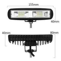 48W - auto Led sumuvalot - spot-beam baari 4x4 kuorma-autot - Jeep - ATV - SUV - DRL spotlight