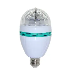 RGB LED lampor E27 6W
