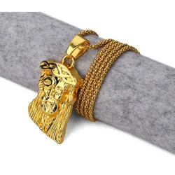 CollarColgante de Jesucristo - con collar de oro