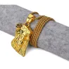 CollarColgante de Jesucristo - con collar de oro