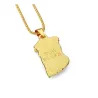CollarColgante de Jesucristo - con collar de oro