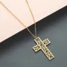 Hollow Cross Necklace - Stainless SteelHalskettingen