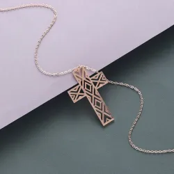 Traversée avec collier - acier inoxydable