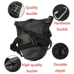 Nylon vyötärö / jalkalaukku - vesitiivis - zippers