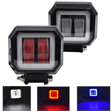 20W - 12V - 6000K - DRL - LED light bar with HELO - reflector - for motorcycle - SUV - truck - ATV - tractor