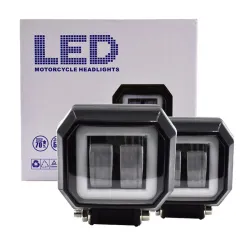 20W - 12V - 6000K - DRL - LED ljus bar med HELO - reflektor - för motorcykel - SUV - lastbil - ATV - traktor