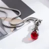 Vintage Dragon Teeth Necklace - Stainless SteelKettingen