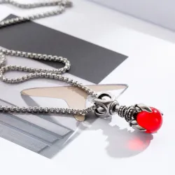 Vintage Dragon Teeth Necklace - Stainless SteelKettingen