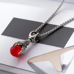 Vintage Dragon Teeth Necklace - Stainless SteelKettingen