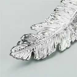 Foglia d'epoca - oro & silver hairpin - clip per capelli
