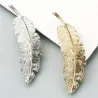 Vintage blad - guld & silver hårnål - hårklipp