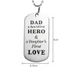 DAD's HERO - ruostumaton teräs kaulakoru - Isänpäivä