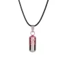 LOVE - capsule shape pendant - necklace