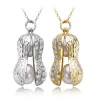 CollarManí de cristal con perlas - collar