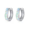 Øredobber i 925 sterling sølv med opal
